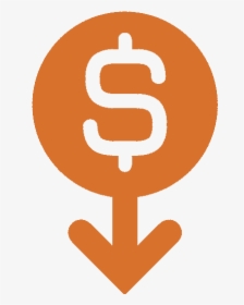 Orange Lower Costs Icon - Emblem, HD Png Download, Transparent PNG