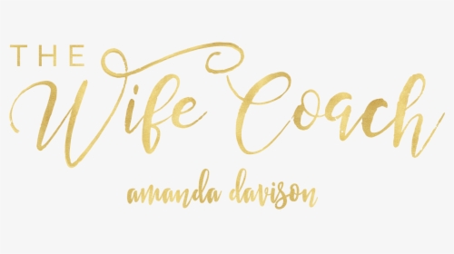 Wife Coach Name Logo Gold - Calligraphy, HD Png Download, Transparent PNG