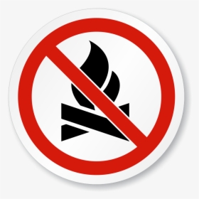 No Campfires Permitted Sign, HD Png Download, Transparent PNG