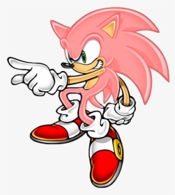 A Poor Quick Edit Of A Pink Sonic - Sonic Adventure 2 Png, Transparent Png, Transparent PNG