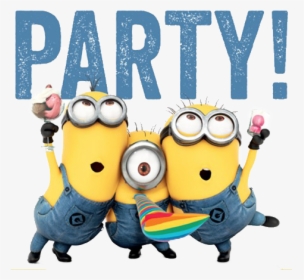 Minions Party Png - Birthday Minion Transparent Background, Png Download, Transparent PNG