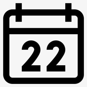 Calendar 22 Icon - 12 Icon, HD Png Download, Transparent PNG