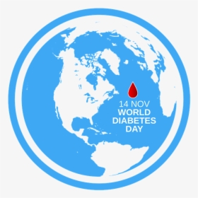 World Diabetes Day Globe, HD Png Download, Transparent PNG