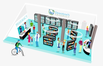 Downtown Pharmacy - Graphic Design, HD Png Download, Transparent PNG