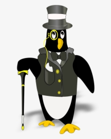Cartoon Penguin Tuxedo, HD Png Download, Transparent PNG