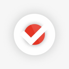 Transparent Red Check Mark Png - Circle, Png Download, Transparent PNG
