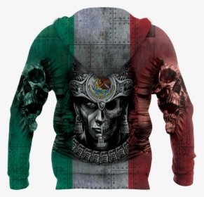 3d All Over Aztec Warrior Mexican 07 Hoodie - Hoodie Turquoise French Polynesia, HD Png Download, Transparent PNG