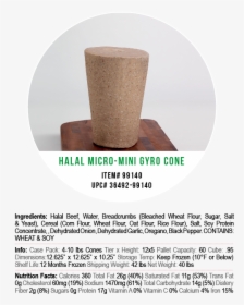 Corfu Halal Gyro Cones Mini - Gyro Cone 5 Lb, HD Png Download, Transparent PNG