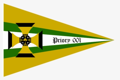 Celtic Cross Templar Knight Priory Pennant Clipart - Graphic Design, HD Png Download, Transparent PNG