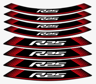 R25（红） - 2pcs Honda Car Wheel Eyebrow Anti Collision Strip K, HD Png Download, Transparent PNG