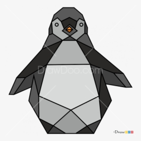 Penguin Png Geometric - Geometric Penguin, Transparent Png, Transparent PNG