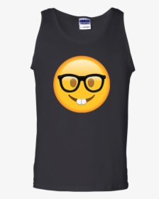 Nerd Glasses Emoji Tee/hoodie/tank - Black Loud House Shirt, HD Png Download, Transparent PNG