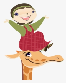 Willa On Giraffes Head - Willa's Wild Life Kids, HD Png Download, Transparent PNG