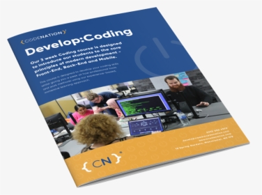 Develop Coding Course Brochure Body Image - Course Brochure Cyber Security, HD Png Download, Transparent PNG