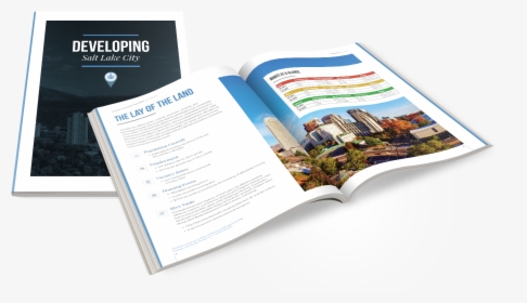 Slcrda Developing Salt Lake City Brochure - Brochure Mockup Png, Transparent Png, Transparent PNG