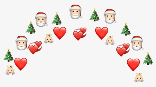 #christmas #crown #emoji #tree #xmas, HD Png Download, Transparent PNG