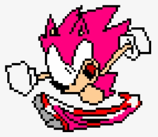 Sonic Pixel Art, HD Png Download, Transparent PNG