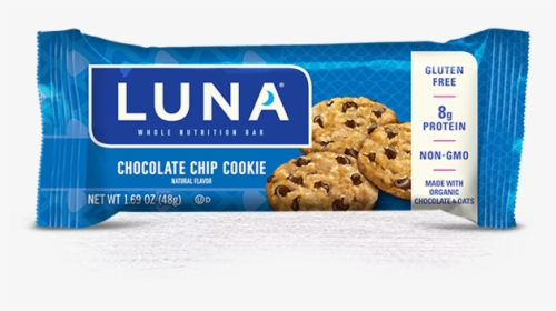 Chocolate Chip Cookie Flavor Packaging - Peanut Butter Luna Bars, HD Png Download, Transparent PNG