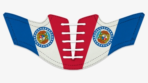 Mens State Of Missouri Flag Saddles Laces Missouri- - Emblem, HD Png Download, Transparent PNG