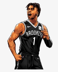 Profile Art Dangelo Russell - Player, HD Png Download, Transparent PNG