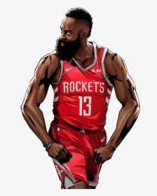 Profile Art James Harden - Houston Rockets, HD Png Download, Transparent PNG