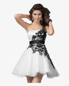 Modelos De Vestidos Curtos De Festa - Old Fashion Prom Dress, HD Png Download, Transparent PNG