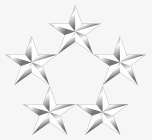 General 5 Star , Png Download - 5 Star General Stars, Transparent Png, Transparent PNG