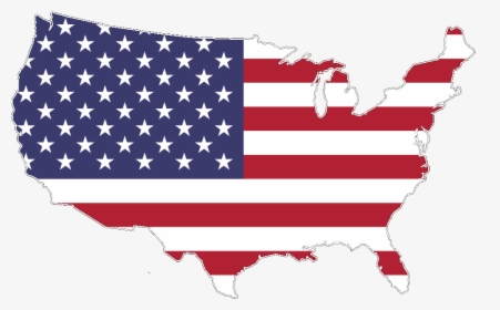 Usa Map Flag Vector, HD Png Download, Transparent PNG