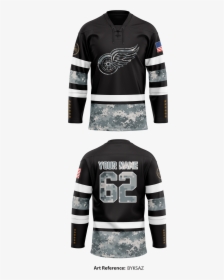 Veteran Owned Business Roundtable Hockey Jersey - Long-sleeved T-shirt, HD Png Download, Transparent PNG
