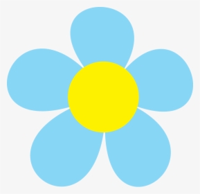 Black Bear Clip Art - Blue Spring Flowers Clip Art, HD Png Download, Transparent PNG
