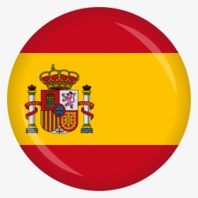 Button Spanien Flagge 50 Mm - Spain Flag Button Png, Transparent Png, Transparent PNG
