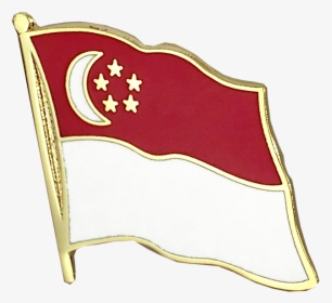 Singapore Flag Lapel Pin - Flag, HD Png Download, Transparent PNG