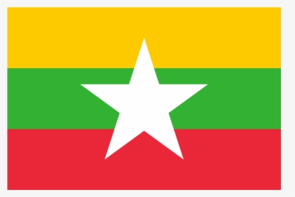 Mm Myanmar Burma Flag Icon - Flag Of Myanmar, HD Png Download, Transparent PNG