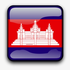 Kh Flag Png Clip Arts - Cambodia Flag, Transparent Png, Transparent PNG
