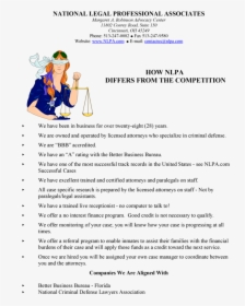 How We Differ From Competition2 - Forensic Psychology, HD Png Download, Transparent PNG