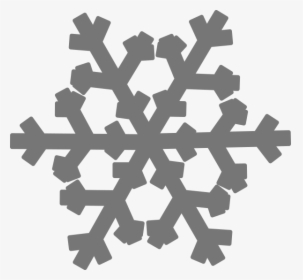 Cartoon Snowflake Transparent Background, HD Png Download, Transparent PNG