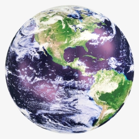Transparent Purple Globe Png - Imagini Cu Planeta Pamant, Png Download, Transparent PNG