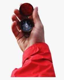 Person Holding Compass - Thoughts On Adventure, HD Png Download, Transparent PNG
