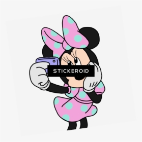 Mickey Minnie Mouse Selfie , Png Download - Clipart Minnie Selfie, Transparent Png, Transparent PNG