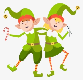 Christmas Elf Transparent Png - Christmas Elves Png, Png Download, Transparent PNG