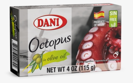 Octopus In Olive Oil 106g - Canned Baby Octopus, HD Png Download, Transparent PNG