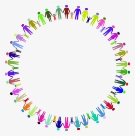 Clipart Holding Hands Circle, HD Png Download, Transparent PNG