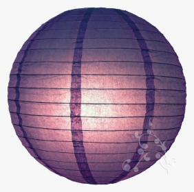 Dark Purple Round Paper Lantern, HD Png Download, Transparent PNG