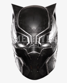 Black Panther Mask Png - Black Panther Front View, Transparent Png, Transparent PNG
