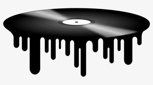 Melting Vinyl Record Png - Melting Record, Transparent Png, Transparent PNG