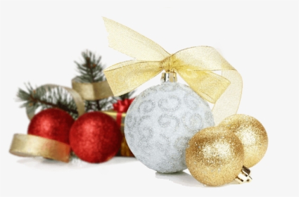 Gold Silver Christmas Ornament Png , Png Download - Christmas Ornament Gold Png, Transparent Png, Transparent PNG