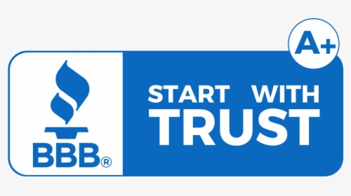 Better Business Bureau A Rating - Bbb Start With Trust Logo, HD Png Download, Transparent PNG
