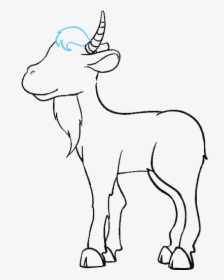 How To Draw Goat - Black And White Goat Clipart, HD Png Download, Transparent PNG