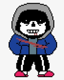 Dusttale Sans Sprite , Png Download - Dust Sans Pixel Art, Transparent Png, Transparent PNG