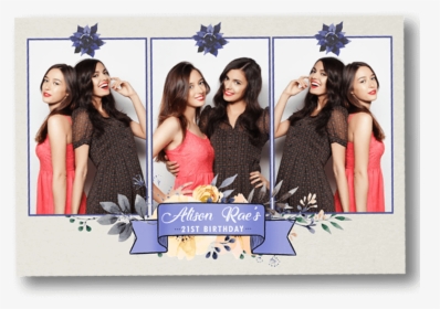 Photobooth Template 21st Birthday, HD Png Download, Transparent PNG